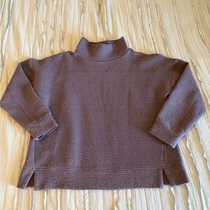 Jockey Mock Neck Textured Sweater | Size L